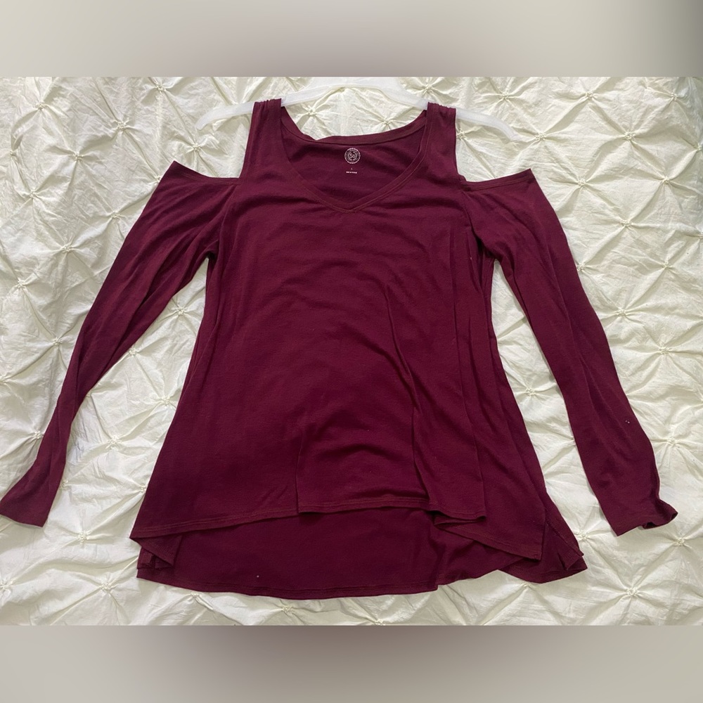 Authentic American Heritage Cold Shoulder Shirt
